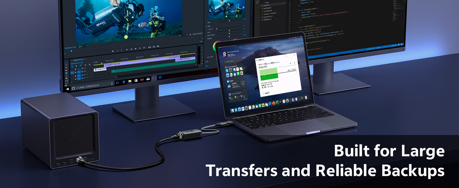 Built for LargeTransfers and Reliable Backups