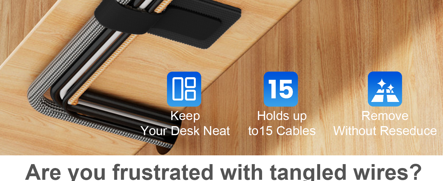 Cable Management Under Desk