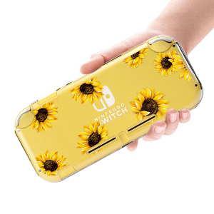 Clear Switch Lite Case Flower