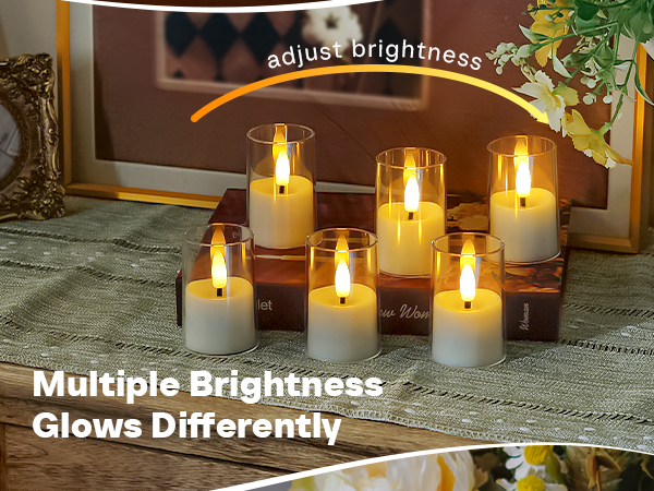 flameless tea light candles