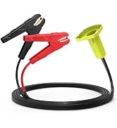 Kzreect Jumper Cables Adapter Compatible with Ryobi 18V Battery, 8AWG 5.9FT Portable Battery Jump...