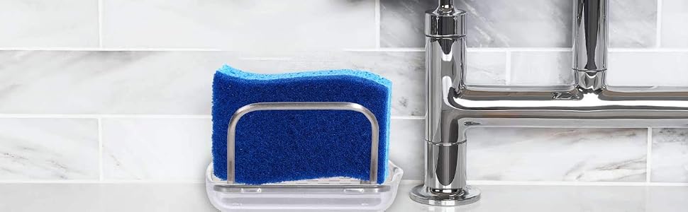 blue dish sponge