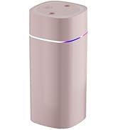 DONGKER Mini Humidifier,600ml Dual Channels USB Quiet Humidifier with Colorful Cycling Light Wate...