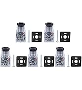 5Pcs Hydraulic Solenoid Valve Solenoid Coil Plug, Transparent Universal With Light Without Wire D...