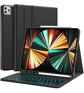 Keyboard for iPad Pro 12.9 2021 5th Generation, CHESONA iPad Pro 12.9 Case with Keyboard 4th/3rd ...