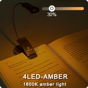 amber book light