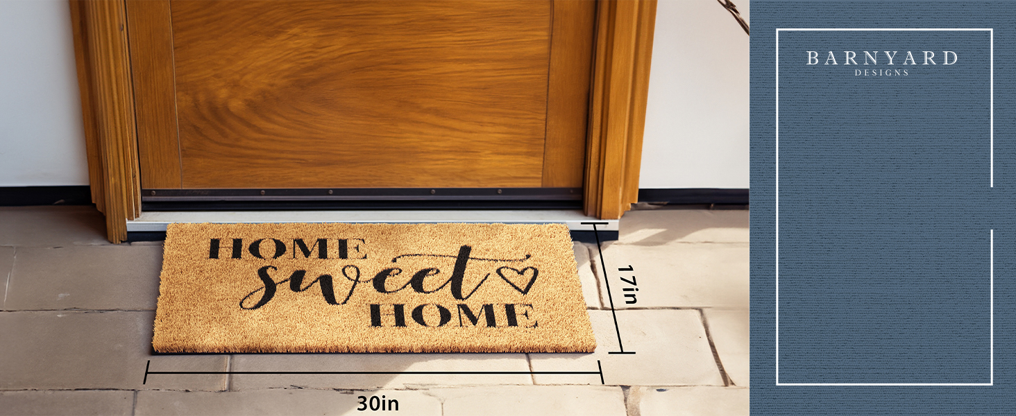 Welcome mat Front door mat Outdoor doormat Indoor welcome mat Eye-catching design