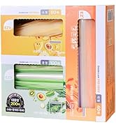 EZ'n Standard Double Zipper Food Storage Bags – Variety Pack, S,M,L Size, Durable, BPA-Free, Leak...