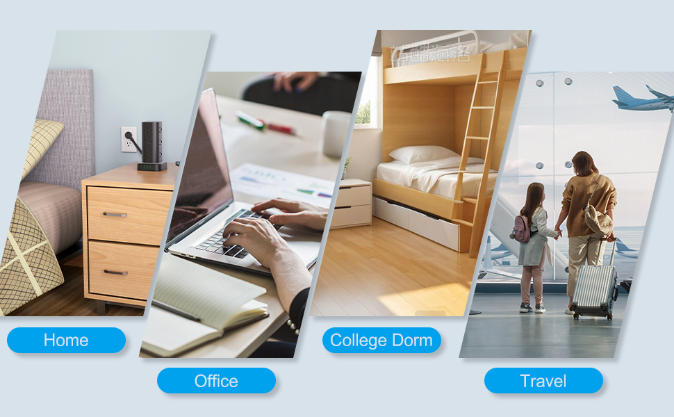 home office college dorm travel