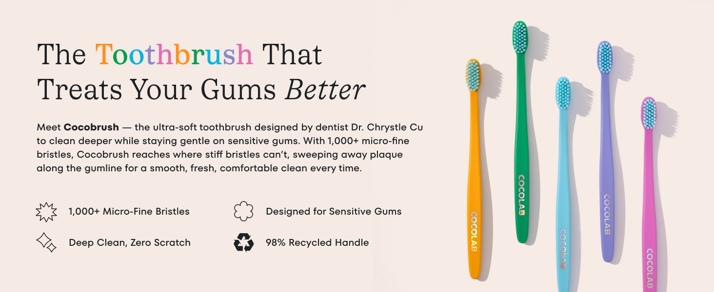 the toothbrush that treats your gums better