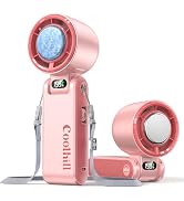 Coolhill Handheld Portable Fan with Ice Cooler: 199-Speed 5500mAh | Rechargeable Handheld Fan, Ha...