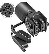 Oyviny 7 Pin Round to 4 Pin and 5 Pin Flat Blade Trailer Adapter, 7 to 5 Pin Trailer Plug Adapter...