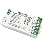 GIDERWEL Home Smart Zigbee LED Controller RGBCCT Dimmable Compatible with ZigBee Hub Bridge,Alexa...