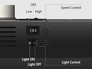 Push-button control of 30 inch range hood