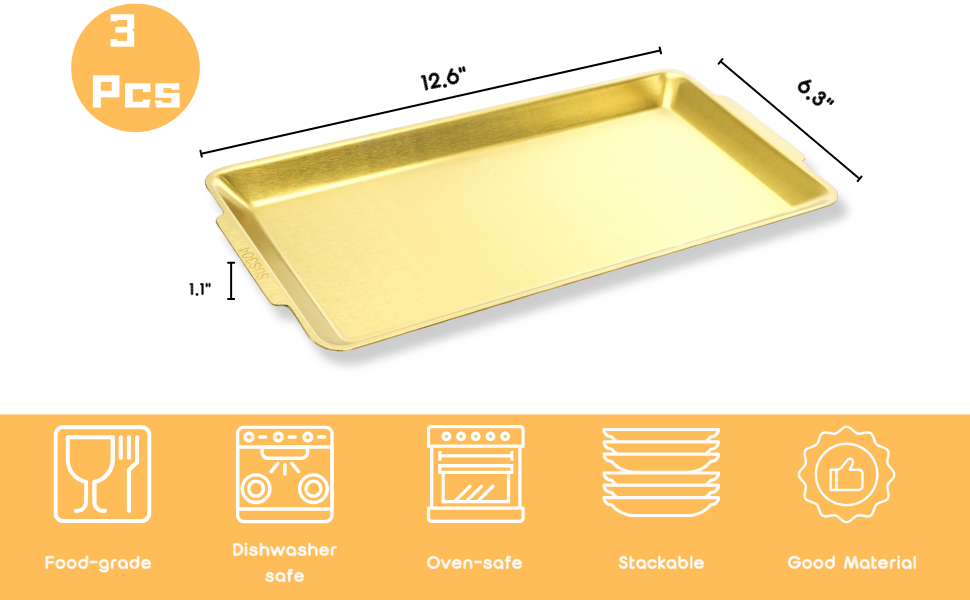 304 Stainless Steel Serving Platters