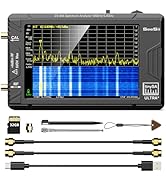 SeeSii TinySA Ultra+ ZS406 Spectrum Analyzer, 4.0 Inch 100kHz to 5.4GHz Handheld Tiny Frequency A...