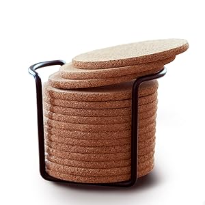 coaster with holder cork coasters funny caddy
