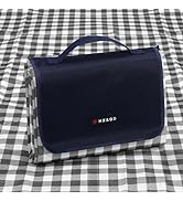 Picnic Blanket Outdoor Extra Large Picnic Mat 80"X60" Camping Blanket Beach Blanket Foldable Wate...