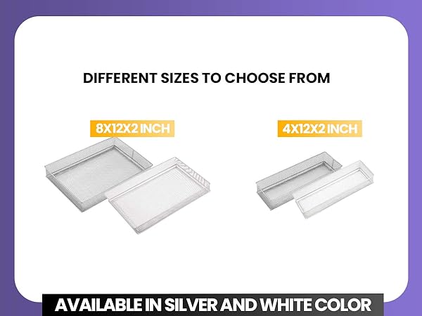 different sizes