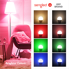 color changing light bulb