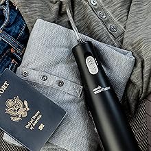 Cordless Express Water Flosser on the go