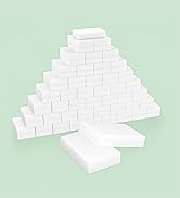 100 Pack Heavy Duty Melamine Sponge, Magic Cleaning Sponges Eraser for Kitchen Bathroom Bathtub F...