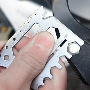 Steel rule screw