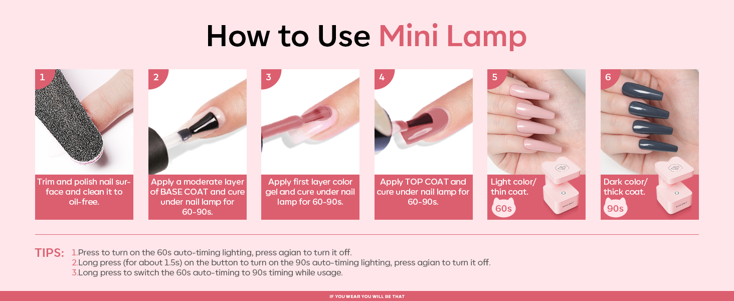 nail cure lamp