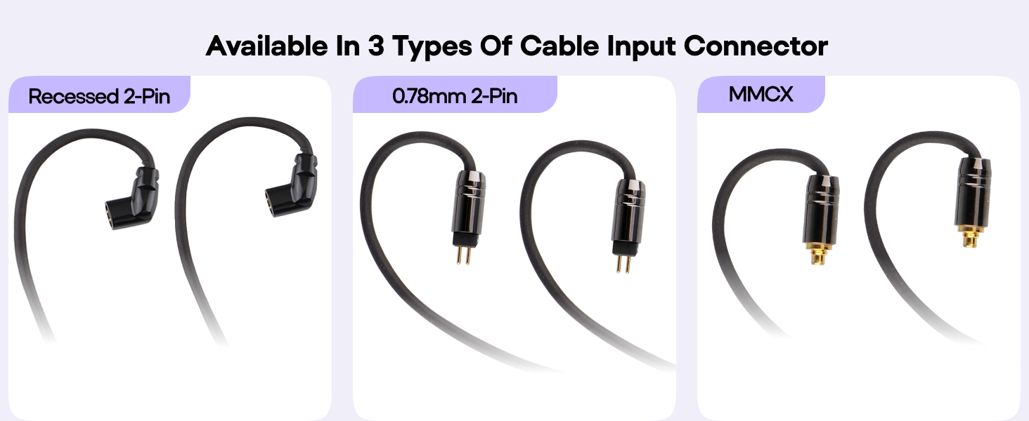 Linsoul Tripowin Zombur 4N High Purity OFC Oxygen Free Cable HiFi IEM Cable with Microphone