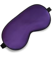 Sleep Mask, Silk Eye Mask for Sleeping with Adjustable Strap, Blindfold Eyeshade for Men & Women,...