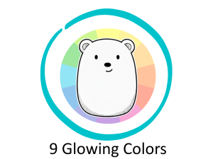 LumiPets Bear Nightlight 9 Colors