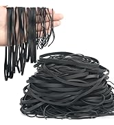 Rubber Bands Assorted Sizes 0.5lbs large rubber bands heavy duty Elastic Bands 4 sizes black rubb...