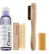 Jason Markk Essential & Suede Kit, Shoe Cleaner, 4-Piece Set, Deep Cleaning Solution, Two Brush, ...