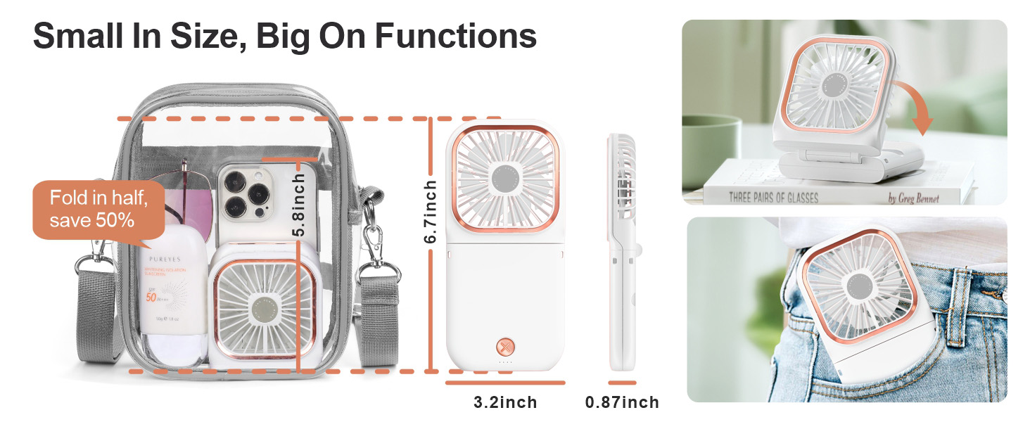 handheld fan rechargeable