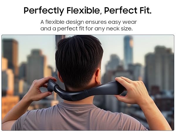 neck fans that blow cold air rechargeable
