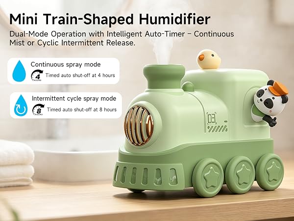 Mini Portable USB Desktop Train Humidifier 02-1