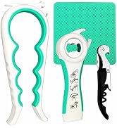 Otstar Jar Opener Bottle Opener and Can opener for Weak Hands,Seniors with Arthritis, Elderly, Ja...