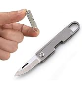 Joycube Titanium Alloy Small Pocket Knife for Women and Men, Mini Folding Knives, Tiny Cute EDC B...