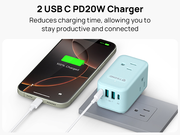 outlet extender with usb c
