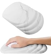 Mouse Pad Wrist Wrist Rest, Comfortable Memory Foam Wrist Rest, Non-Slip PU Base, Ergonomic Wrist...