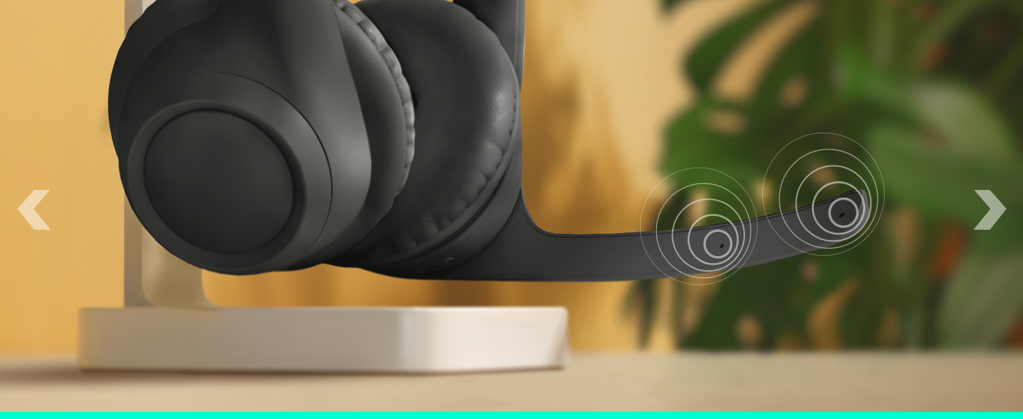 Logitech Zone 300 Wireless Bluetooth Headset With Noise-Canceling Microphone