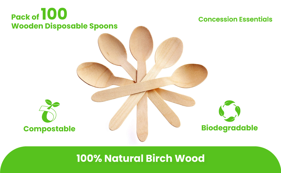 Disposable Wooden Spoons