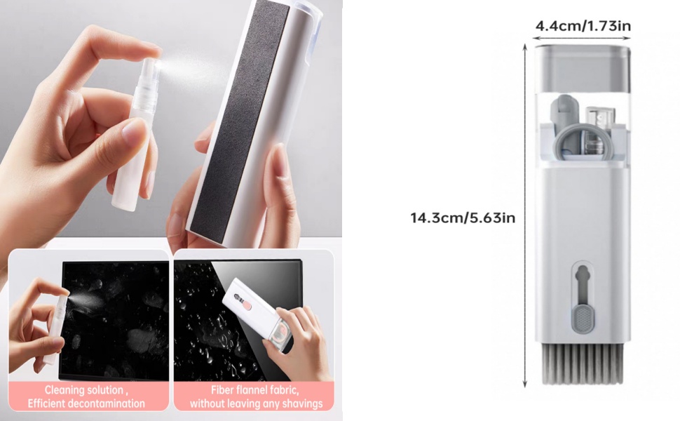 7 in 1 Laptop Cleaning Kit Keyboard Cleaner,Computer Screen Cleaning Brush Tool