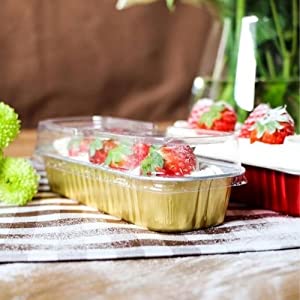 Findful Mini Loaf Baking Pans with Lids