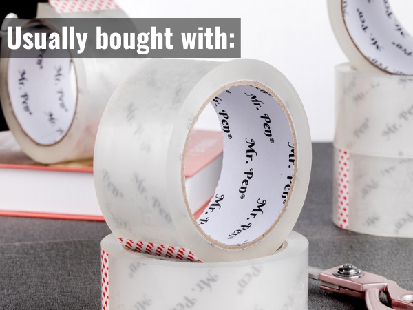 Clear Packing Tape, Moving Tape, Packing Tape for Moving Boxes