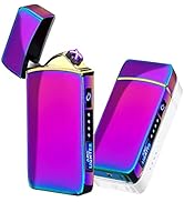 Arc Lighter, Smart Electric Lighter, USB Rechargeable Lighter Windproof Flameless Lighter Lightwe...