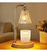 Candle Warmer Lamp with Timer Dimmable,Birthday Gifts for Women Mom Sister,Adjustable Height Wax ...