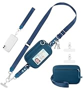 Tiostep Clip and Go Strap for Phone with Wallet Crossbody Phone Lanyard Adjustable and Detachable...