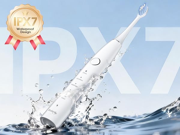 IPX7 waterproof wireless toothbrush