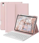 ZOPSGYU Case with Keyboard for iPad 11th/10th Genration with Pencil Holder, Magnetically Detachab...